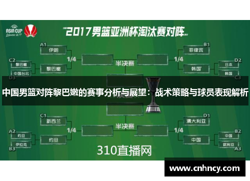 中国男篮对阵黎巴嫩的赛事分析与展望：战术策略与球员表现解析